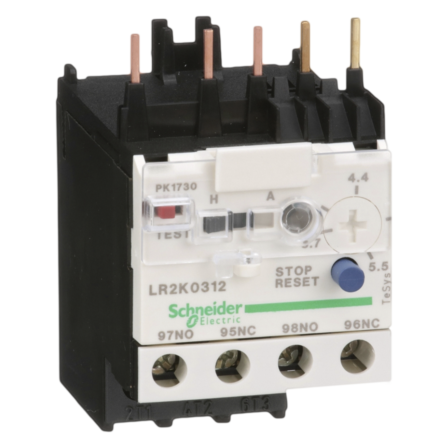 [28086] Relé Térmico 3P 690VCA 5,5A Rango Ajuste 3,7-5,5A Protección T Schneider Electric