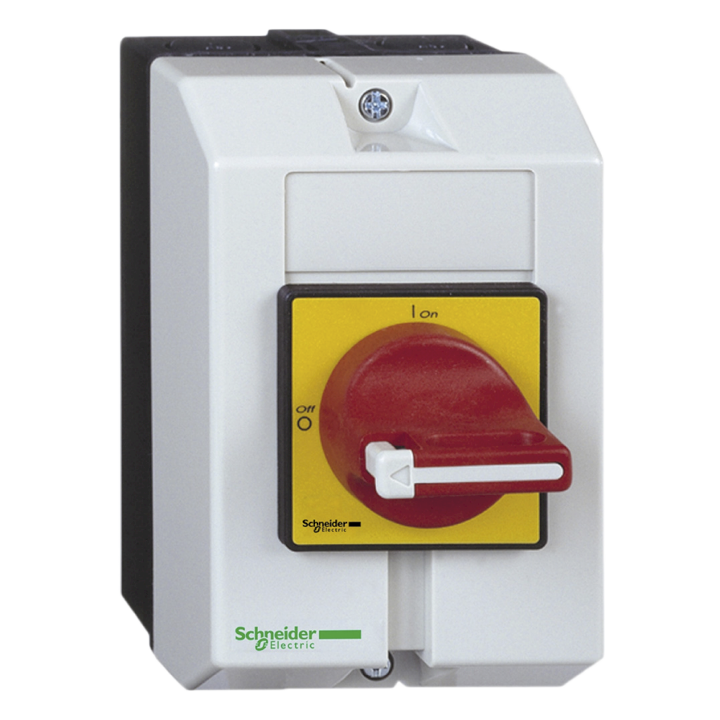 [28668] Interr. Emergencia Tesys Vario 3P 16A 690VCA En Caja Maneta Giratoria Schneider Electric