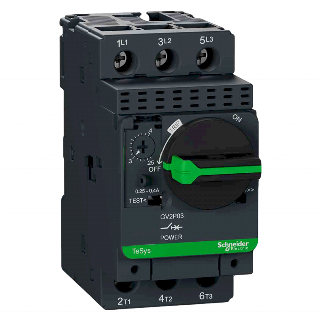 [29799] GUARDAMOTOR MAGTERM 3P 0.25/0.40A 100KA GV2P03
