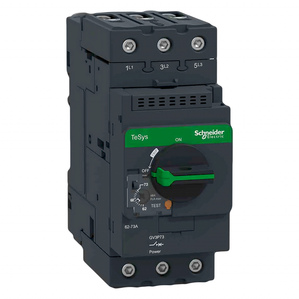 GUARDAMOTOR MAGTERM 3P 62/73A 50KA EVLK GV3P73