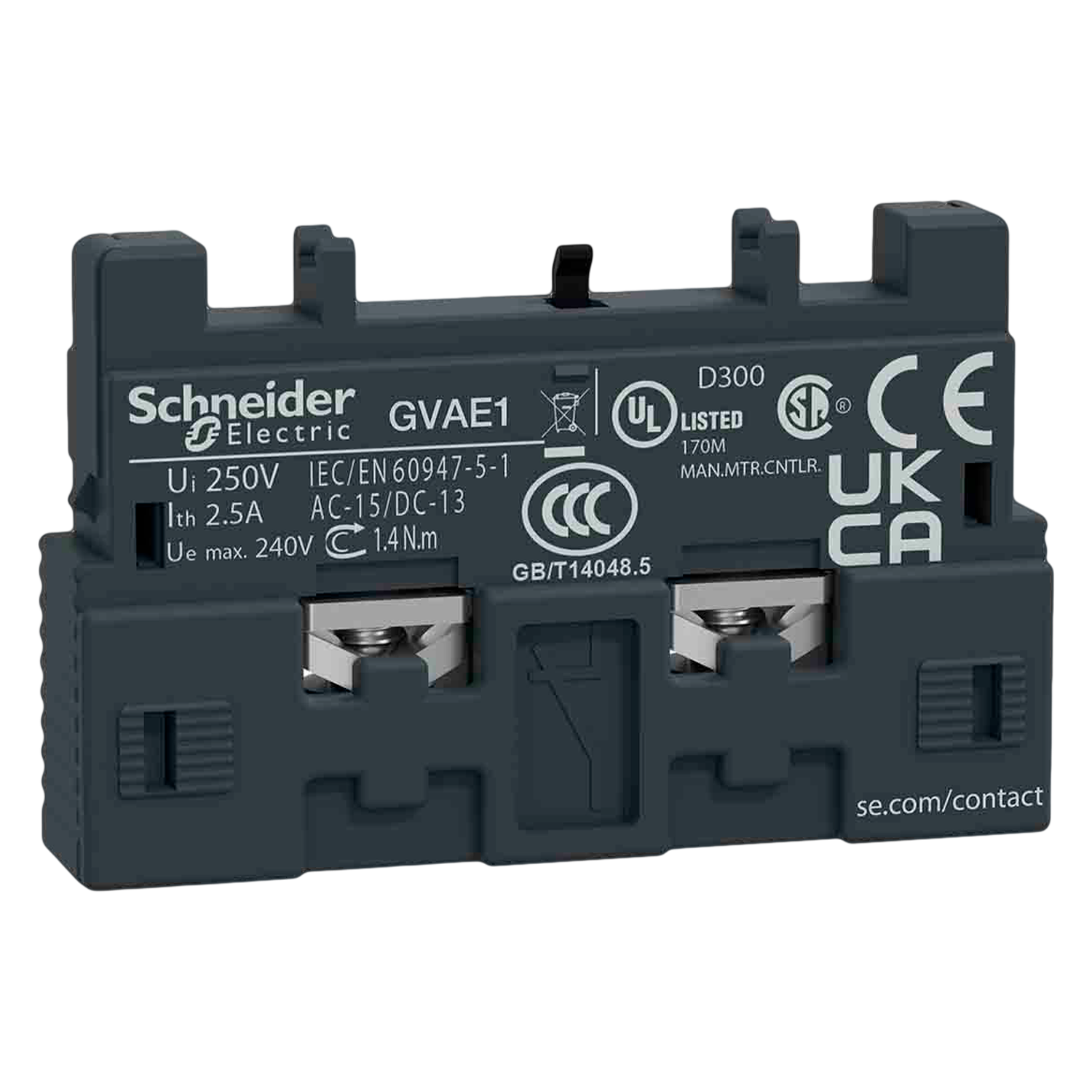 [29803] Contacto Auxiliar Frontal GM 1NA o 1NC Schneider Electric