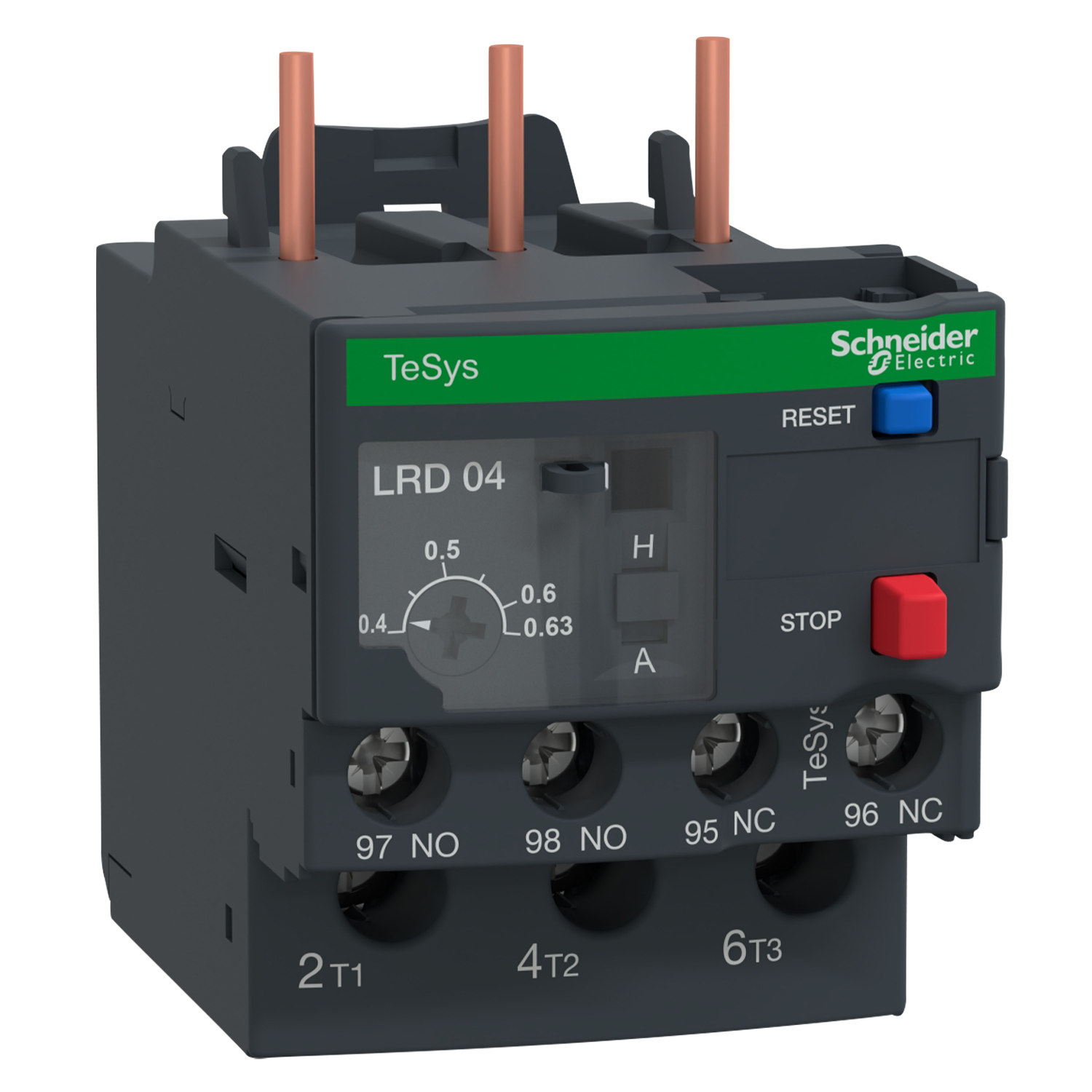 [29950] Relé Térmico 3P 690VCA 0,63A Rango Ajuste 0,4-0,63A Protección T Schneider Electric