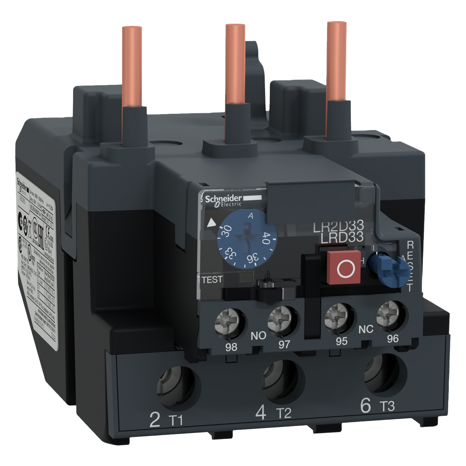 [29951] Relé Térmico 3P 1KV 40A Rango Ajuste 30-40A Protección T Schneider Electric