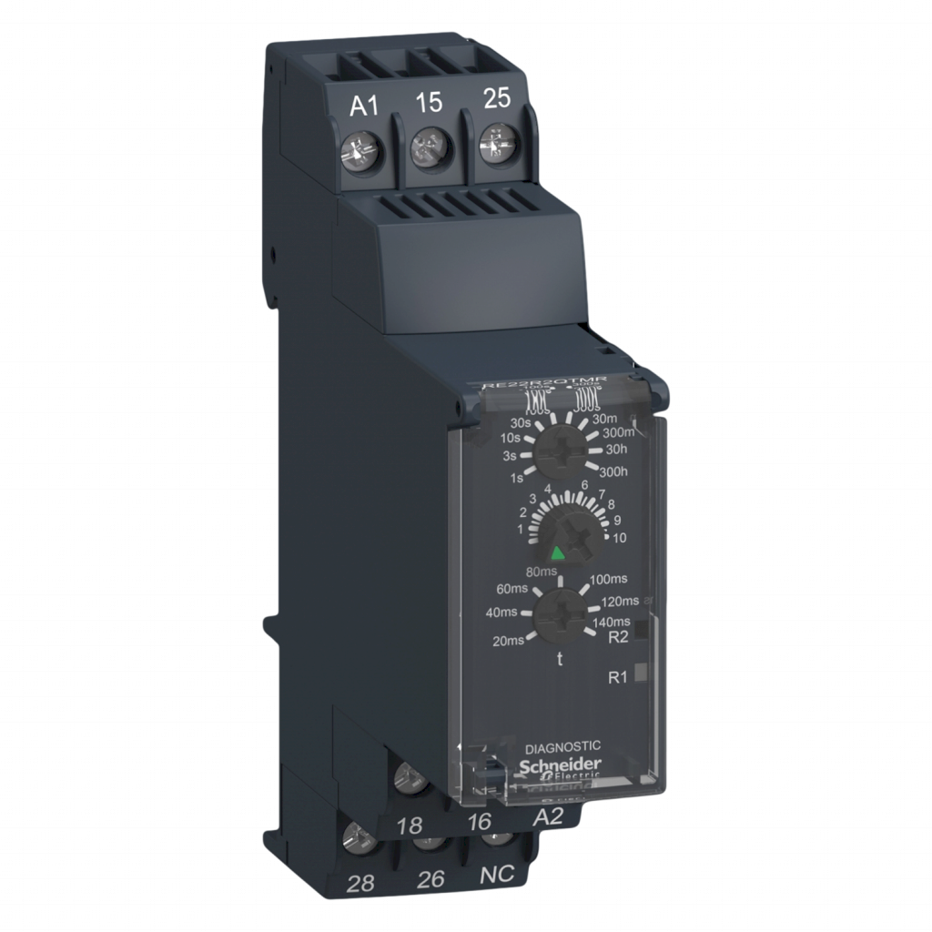 [30011] TEMPORIZADOR SCH TRIANGULO 0.3S-300H 24-240VCACC RE22R2QTMR