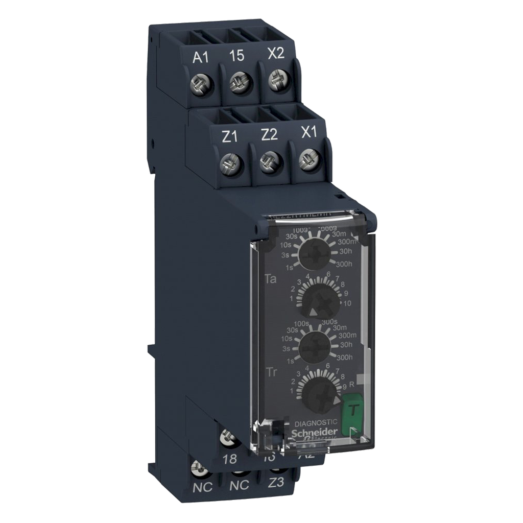 Temporizador Harmony Zelio Time Intermitente Asimetrico 1C/O Estandar Schneider Electric