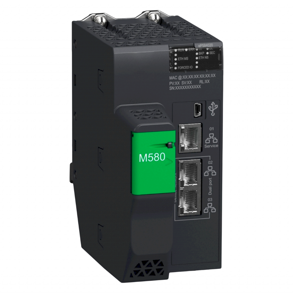CPU M580 8MB/4GB (P/2048DIO/512AIO) 2xMB TCP 24VCC S/PERIFERIA Schneider Electric