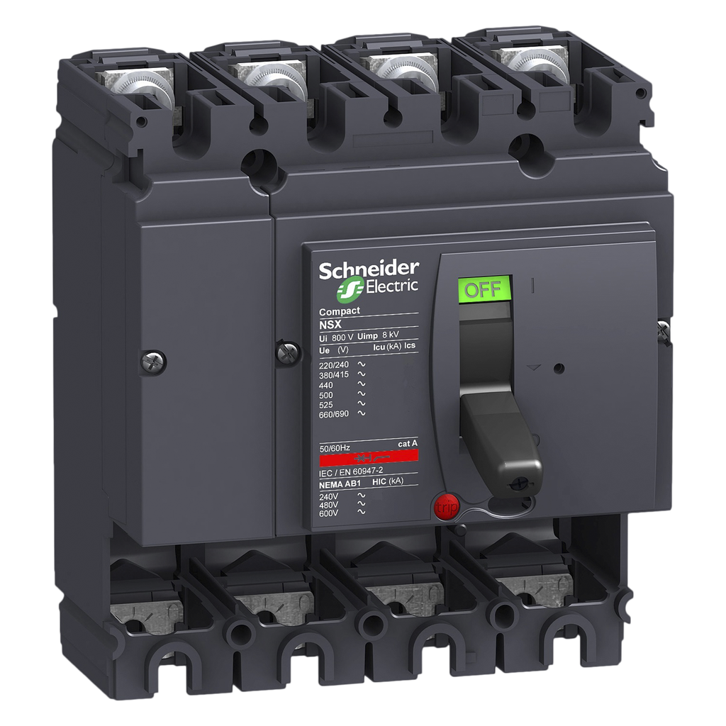 [30181] Interr. NSX100F 4P 100A 380VCA Schneider Electric