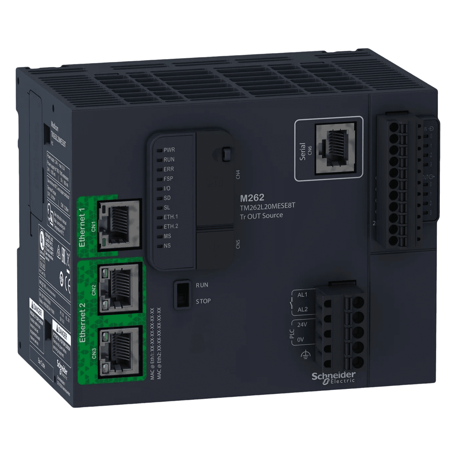 CPU M262T (4DI/4DO) 2xMB TCP IIOT 24VCC Schneider Electric