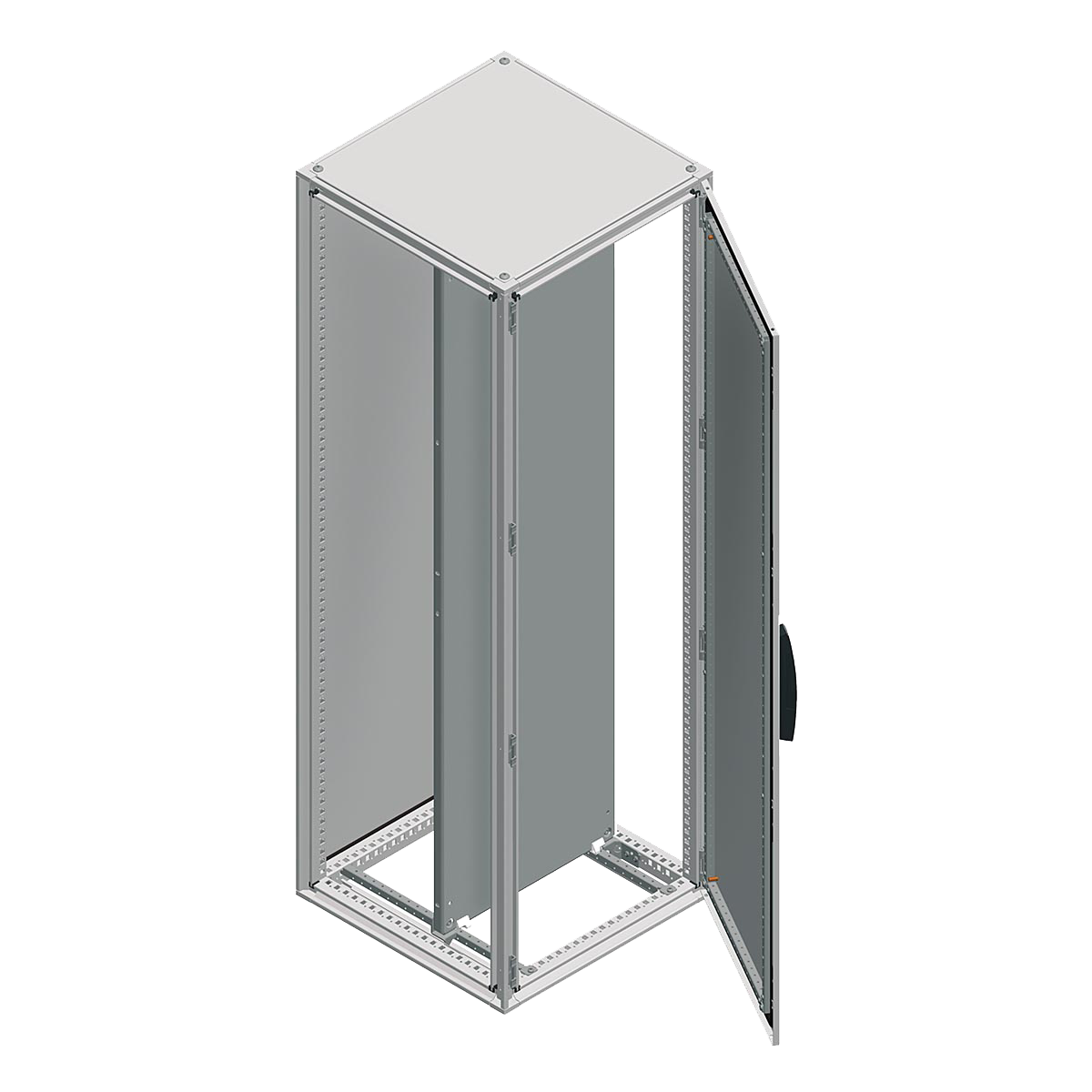 Armario Chapa Acero 2000x600x400mm C/Puerta C/Placa S/Laterales Gris Ral 7035 Schneider Electric