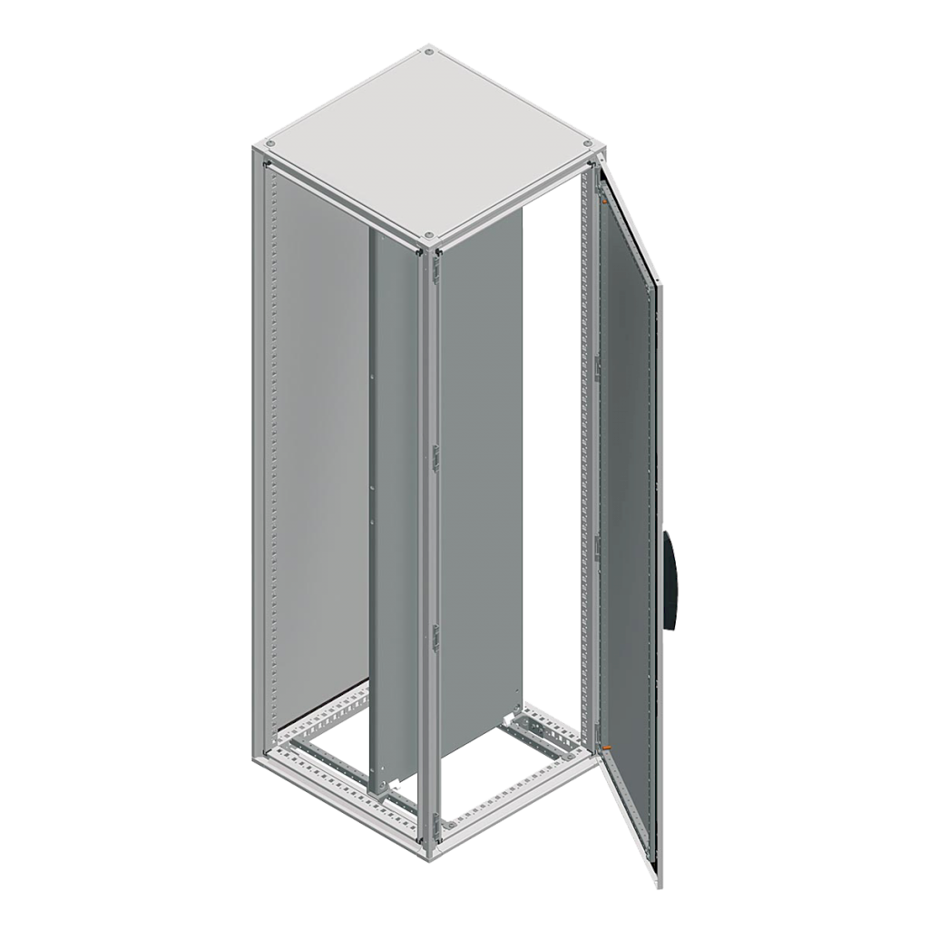 Armario Chapa Acero 2000x600x400mm C/Puerta C/Placa S/Laterales Gris Ral 7035 Schneider Electric