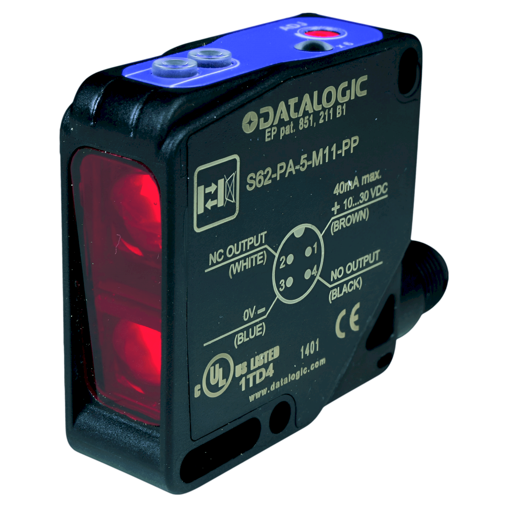 SENSOR FOTO DIF 24VCC 50X50 0-2M PNP/NPN NO/NC S:CAB 956211270