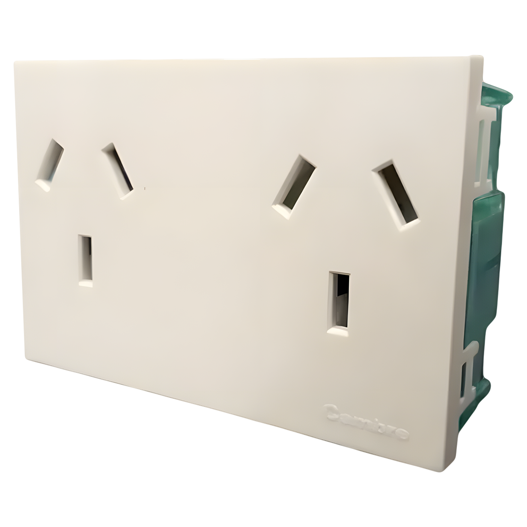 Toma C/Tierra Doble 10A 220V 3 Patas Planas Easyfit Cambre