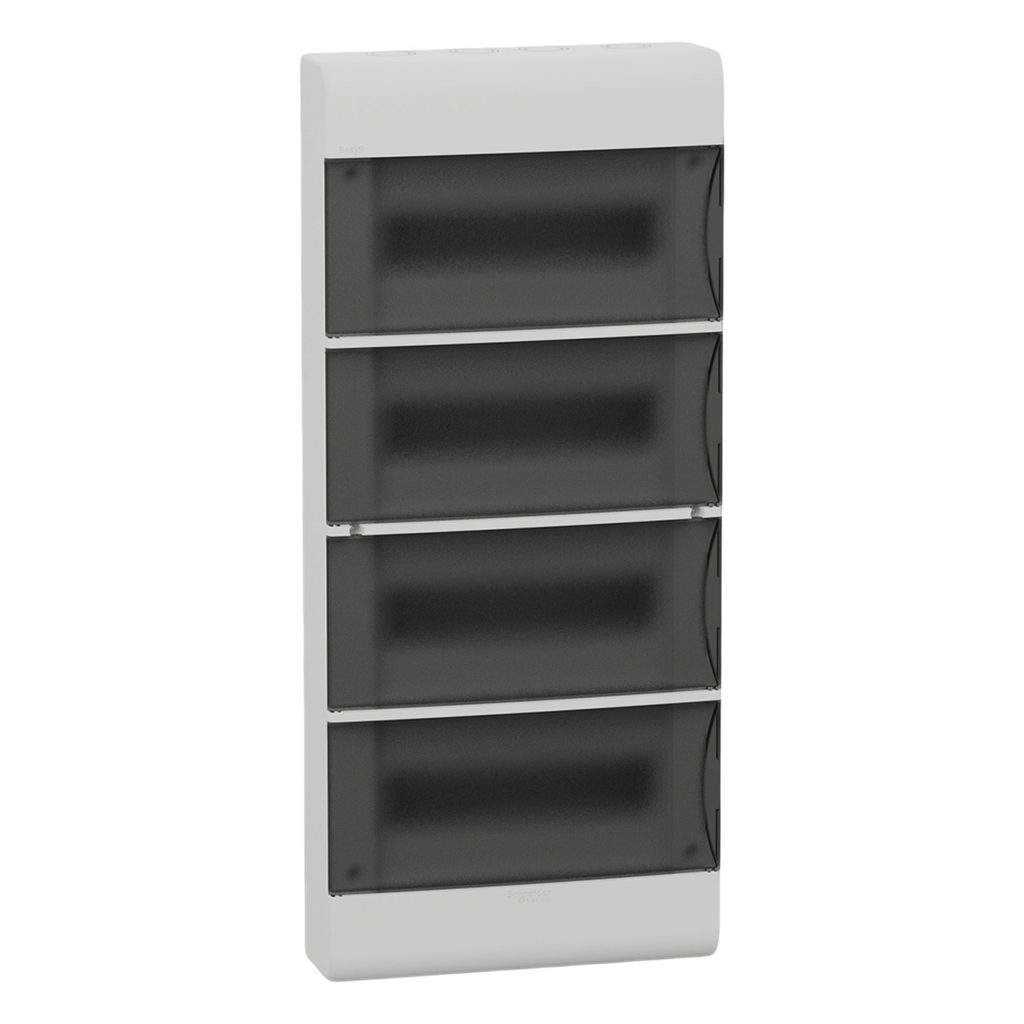 [32032] Tablero DIN PVC Mural 48 Módulos C/Puerta Fume Interior IP40 Blanco Schneider Electric