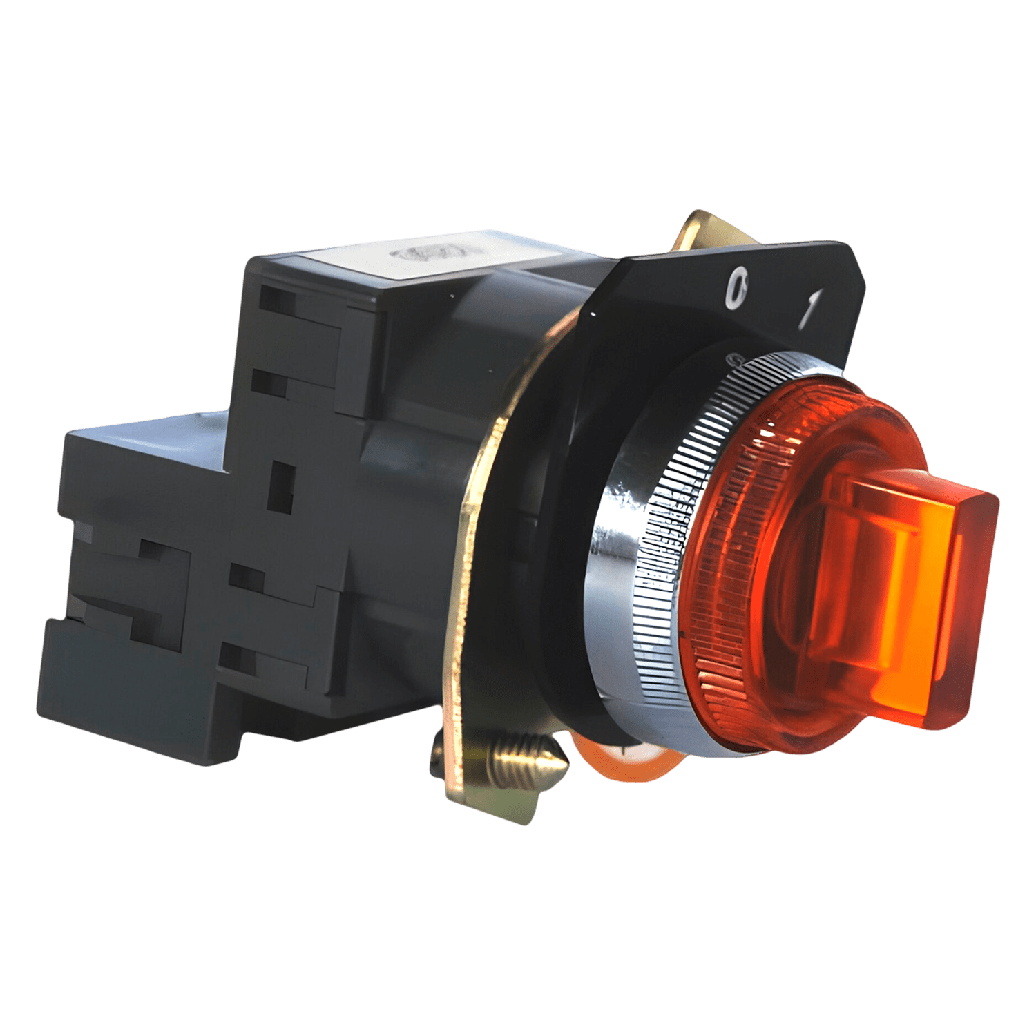 [1957] Selector Luminoso 9000 2 Posiciones C/Retención 0-1 Amarillo Aea