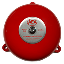 Campana D/Alarma Sobre Panel 150mm 24VCA 94DB Metral Rojo Aea