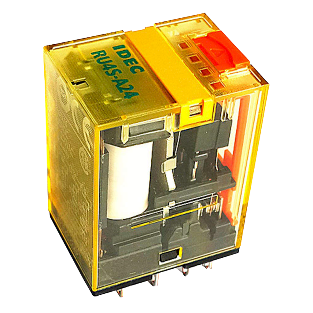 Relé RU4S 4 Inversores 24VCA 5A C/Led Aea