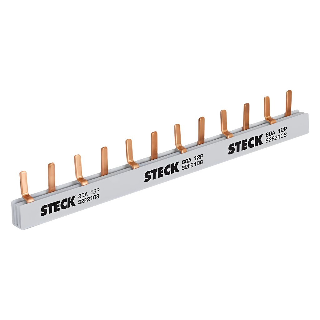 [32049] Peine Bipolar P/TM 80A 12 Polos Steck Electric