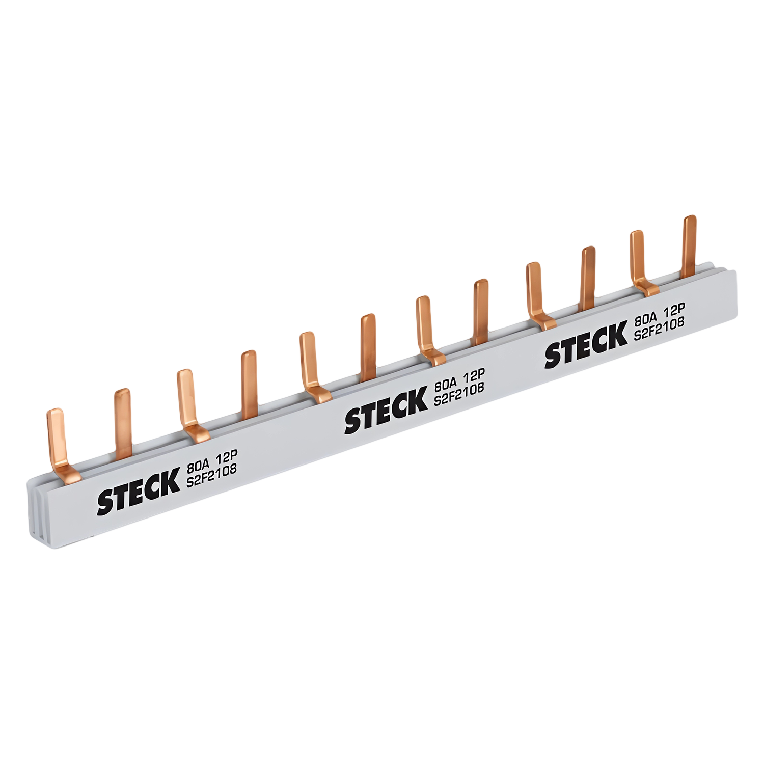 Peine Bipolar P/TM 80A 12 Polos Steck Electric
