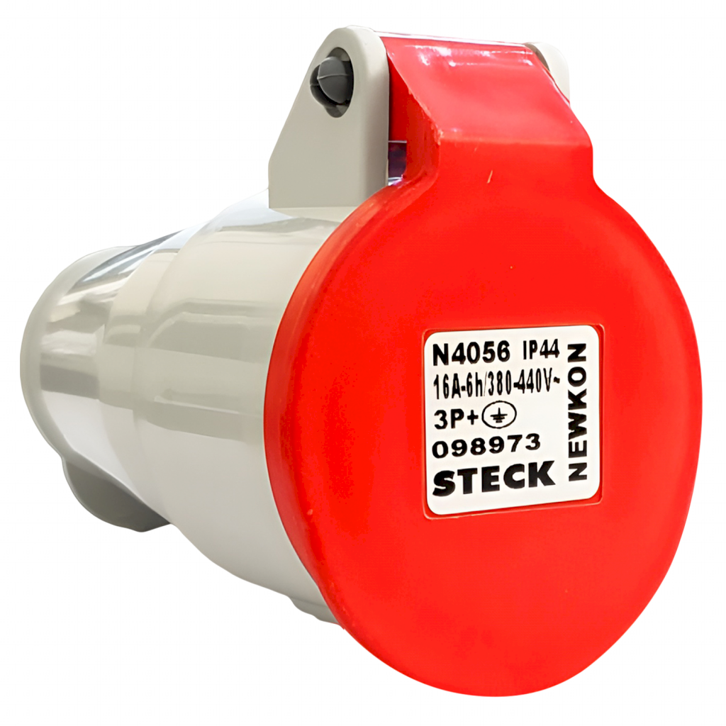 [32062] Toma Industrial 16A 3P+T 380-440V Acople IP44 Steck Electric