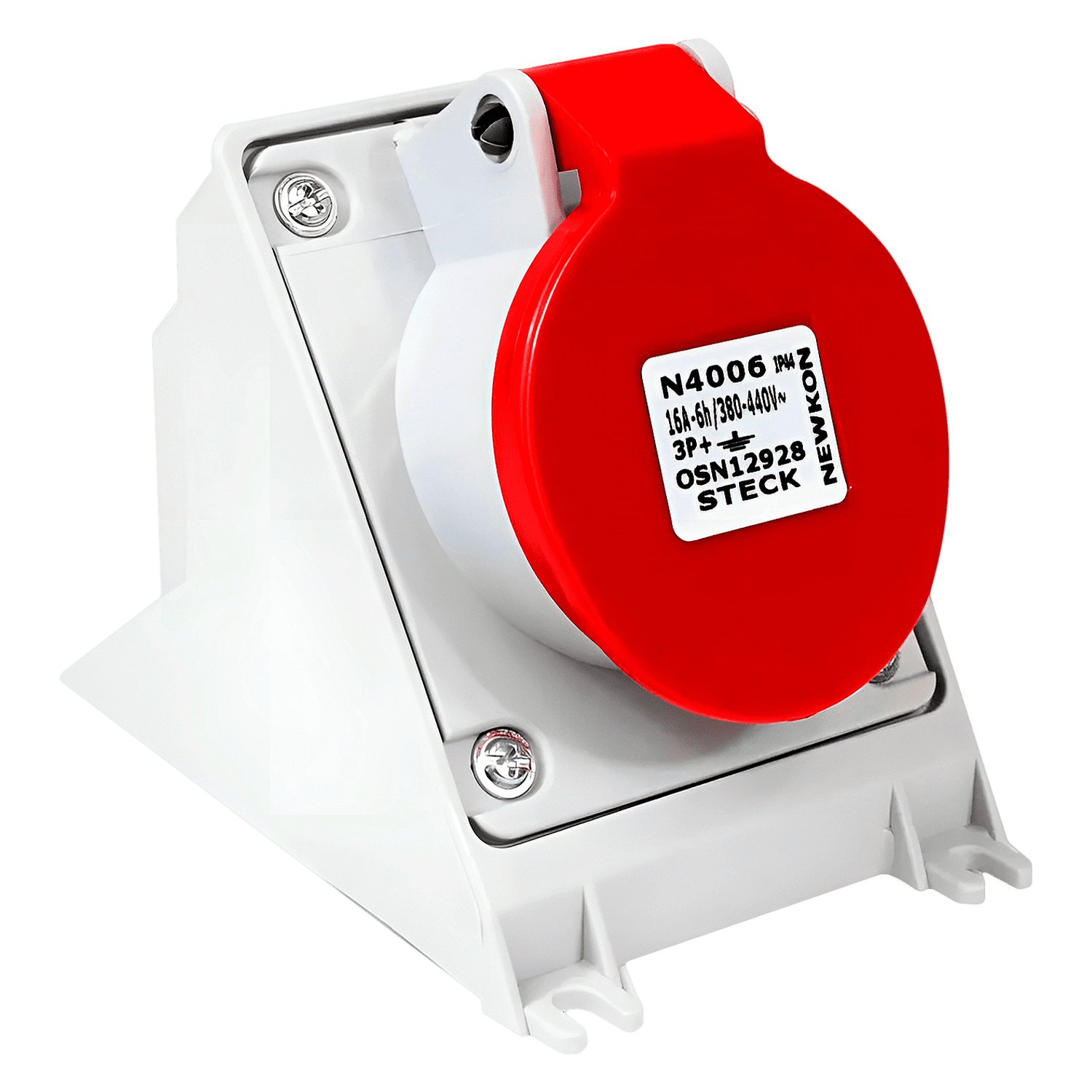 [32066] Toma Industrial Superficie 16A 3P+T 380-440V IP44 Steck Electric