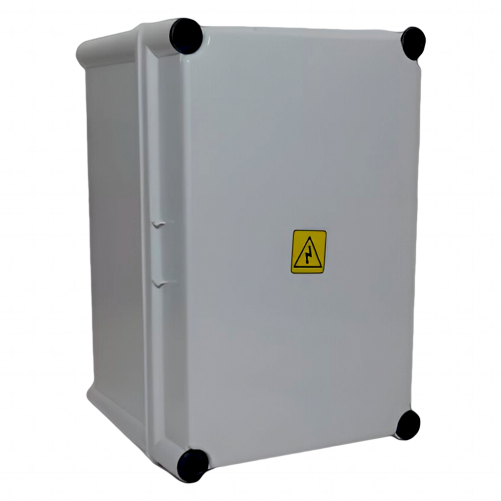 Gabinete E-2718 Policarbonato IP65 Tapa Opaca S/Bisagra 270x180x171 Conextube