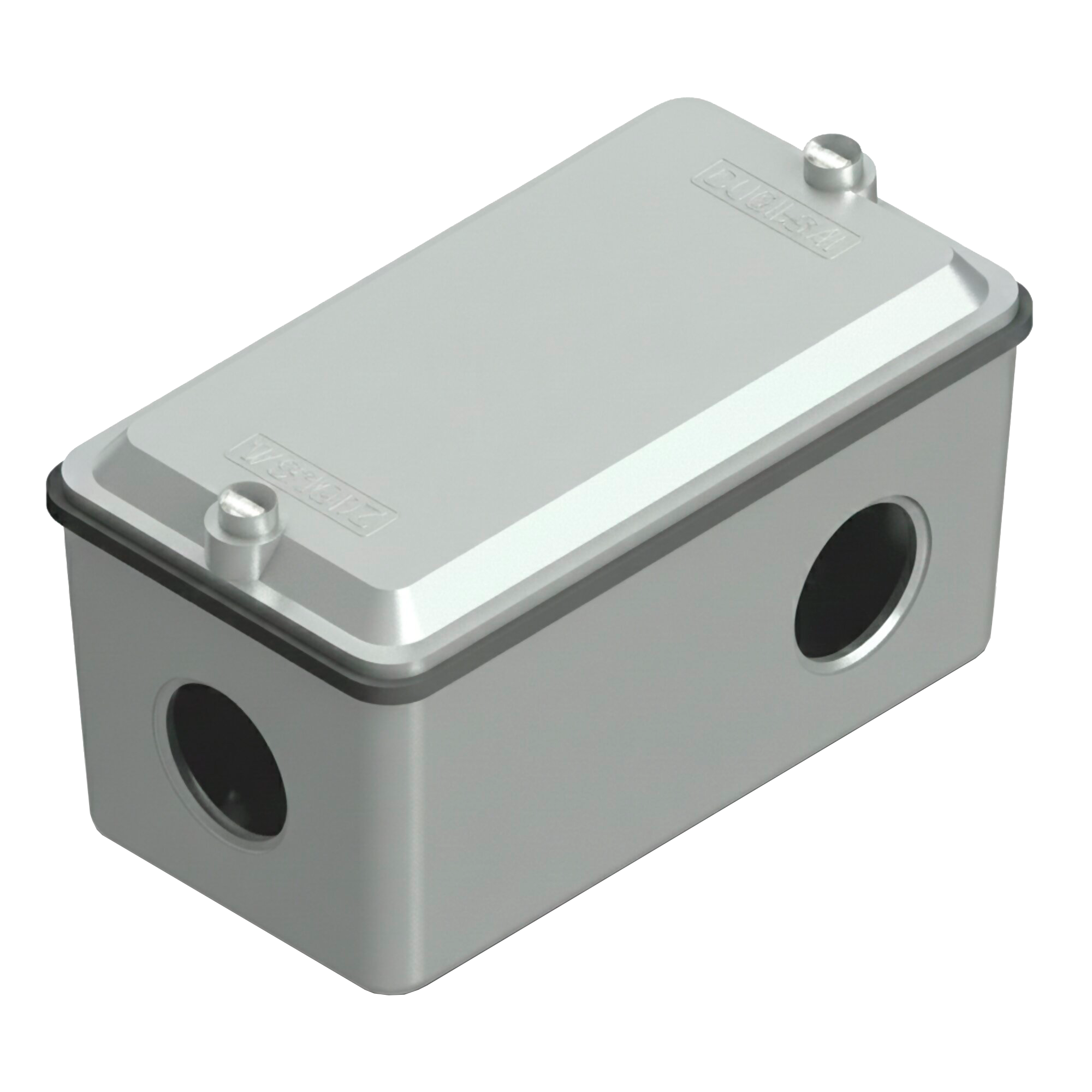 Caja Interior DM 1/2" 2 Salidas en L Daisa