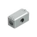 Caja Interior DM 3/4" 4 Salidas en X Daisa