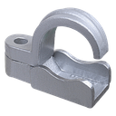 Abrazadera de Aluminio 2" 50mm Eléctrica Gris Daisa