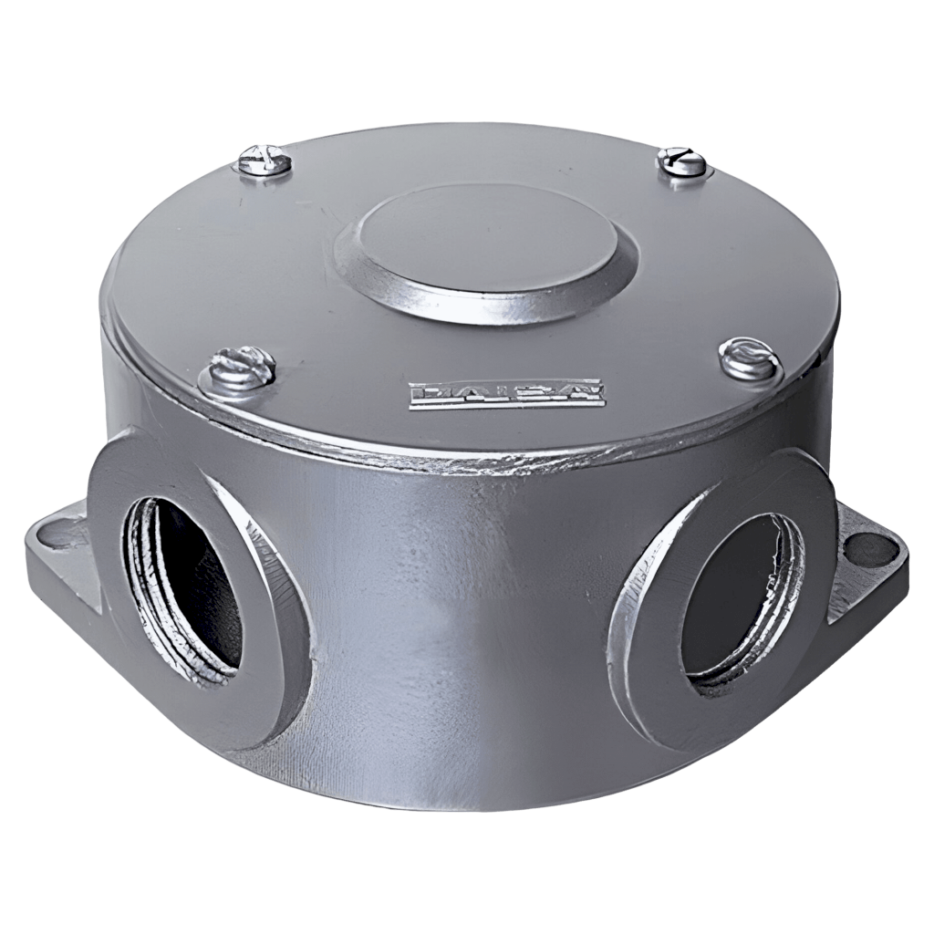 [10507] CAJA DAISA REDONDA C/TAPA P/CAÑO 3/4" ROSCA 1/2" MR 012