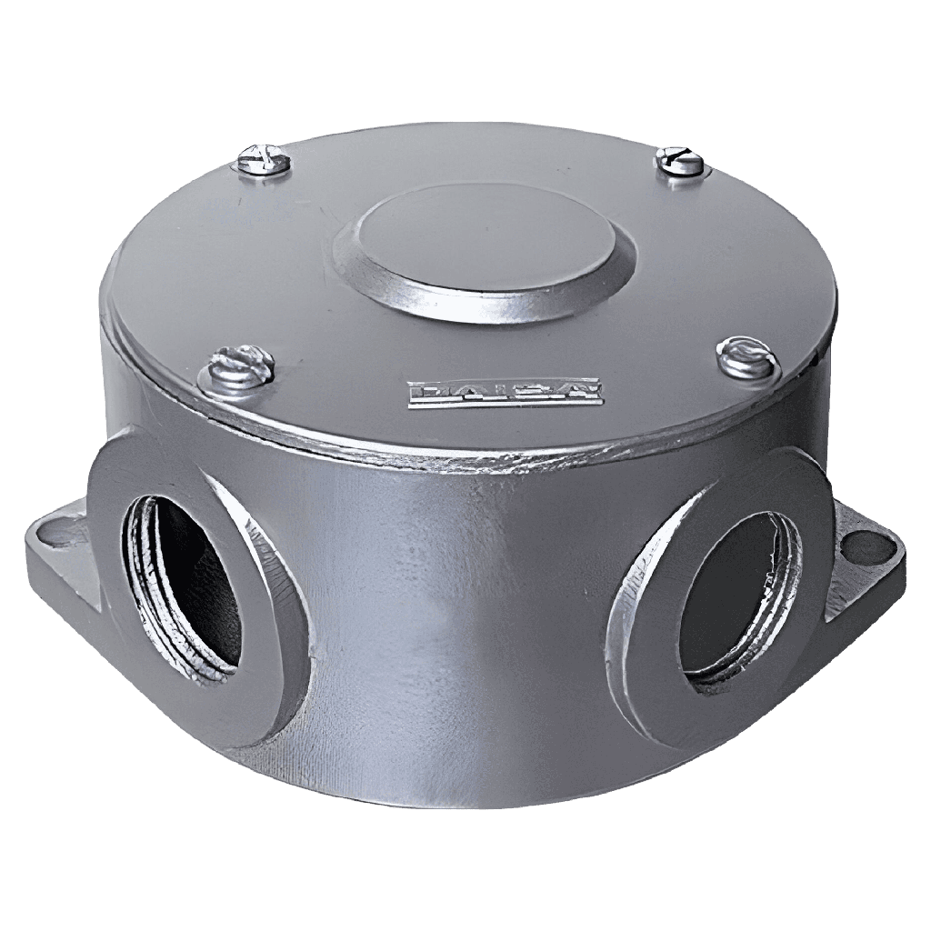 [10507] Caja Redonda MR Para 3/4" C/Tapa Rosca 1/2" Daisa