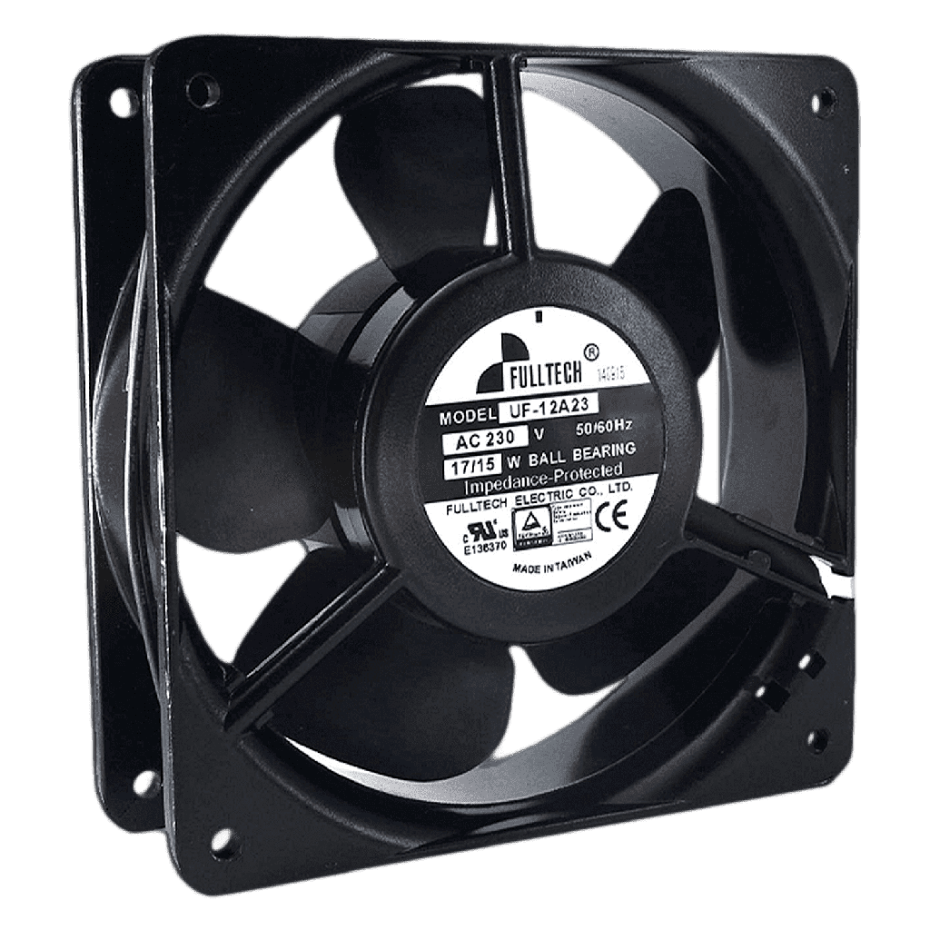 [12649] Ventilador 120x120x38,5mm Caudal 108m3/h Ruleman Electronica