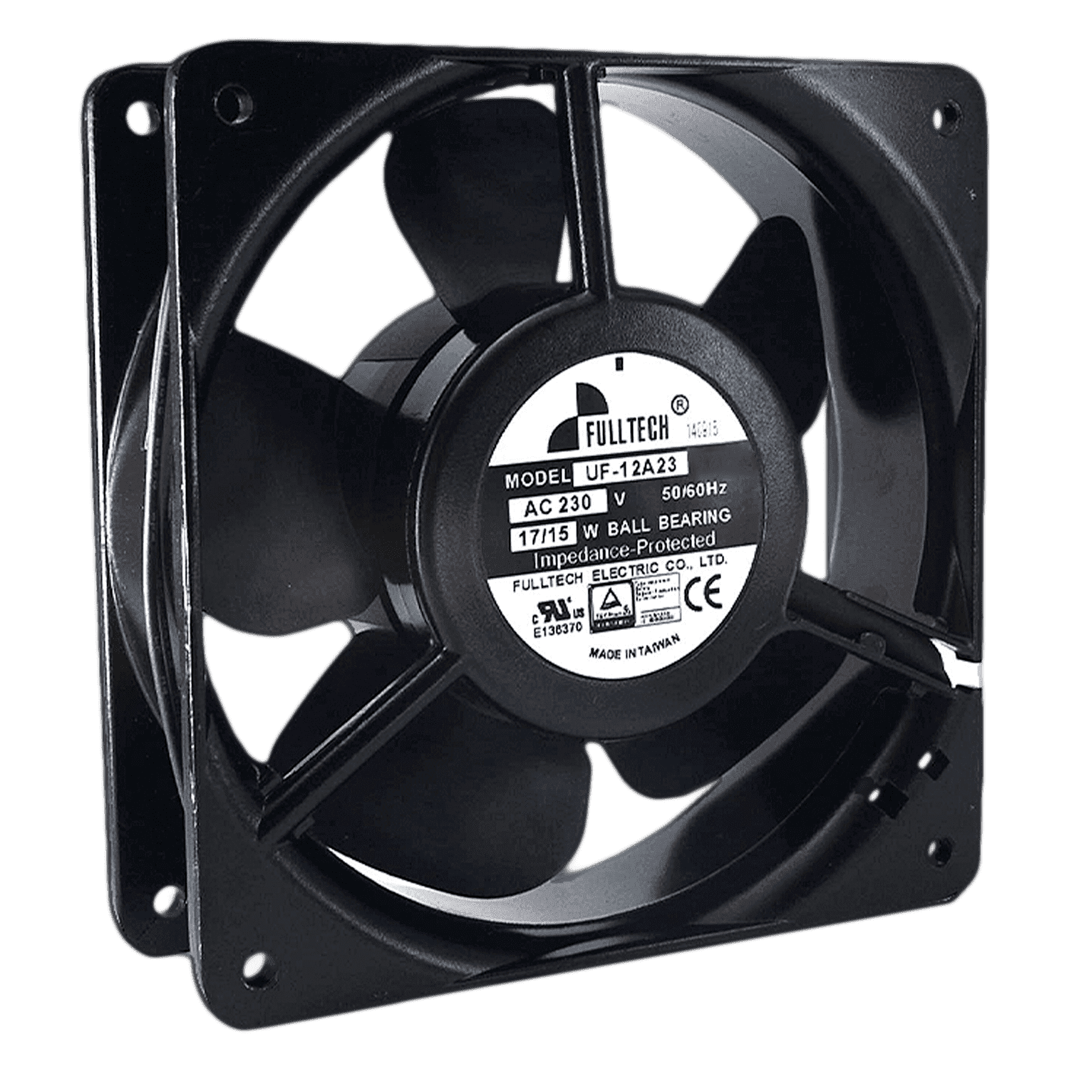Ventilador 120x120x38,5mm Caudal 108m3/h Ruleman Electronica