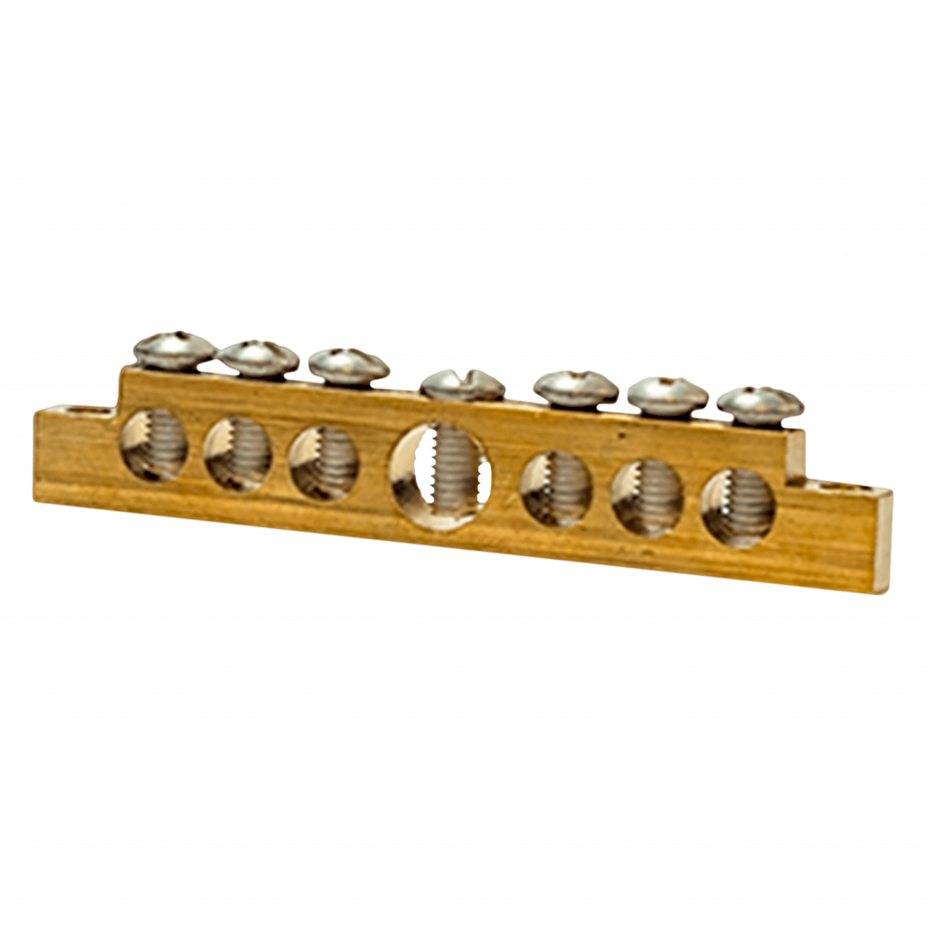 [17569] Barra Colectora De Puesta a Tierra 7 Conexiones 125A Elent