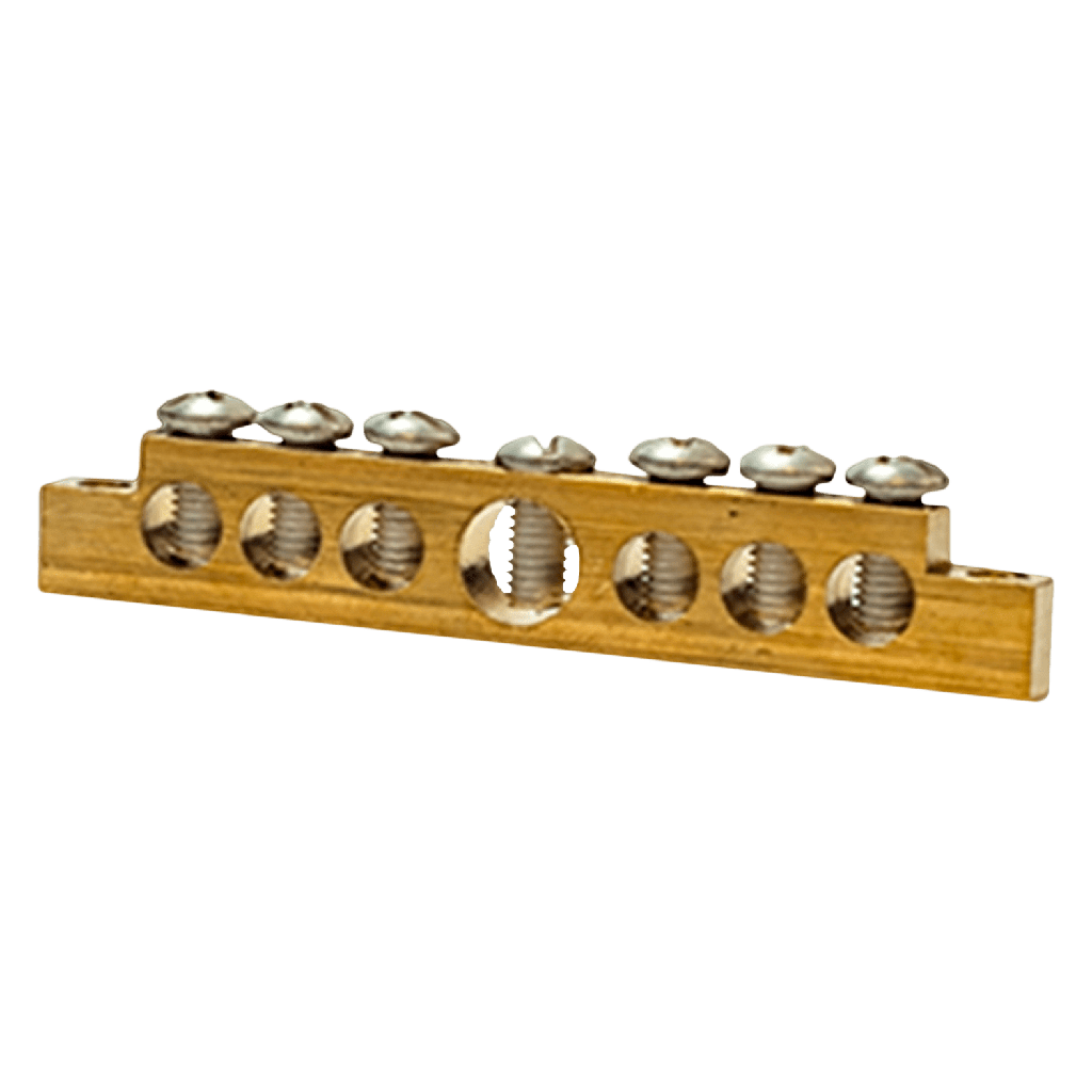 [17569] Barra Colectora de Puesta a Tierra 7 Conexiones 125A Elent