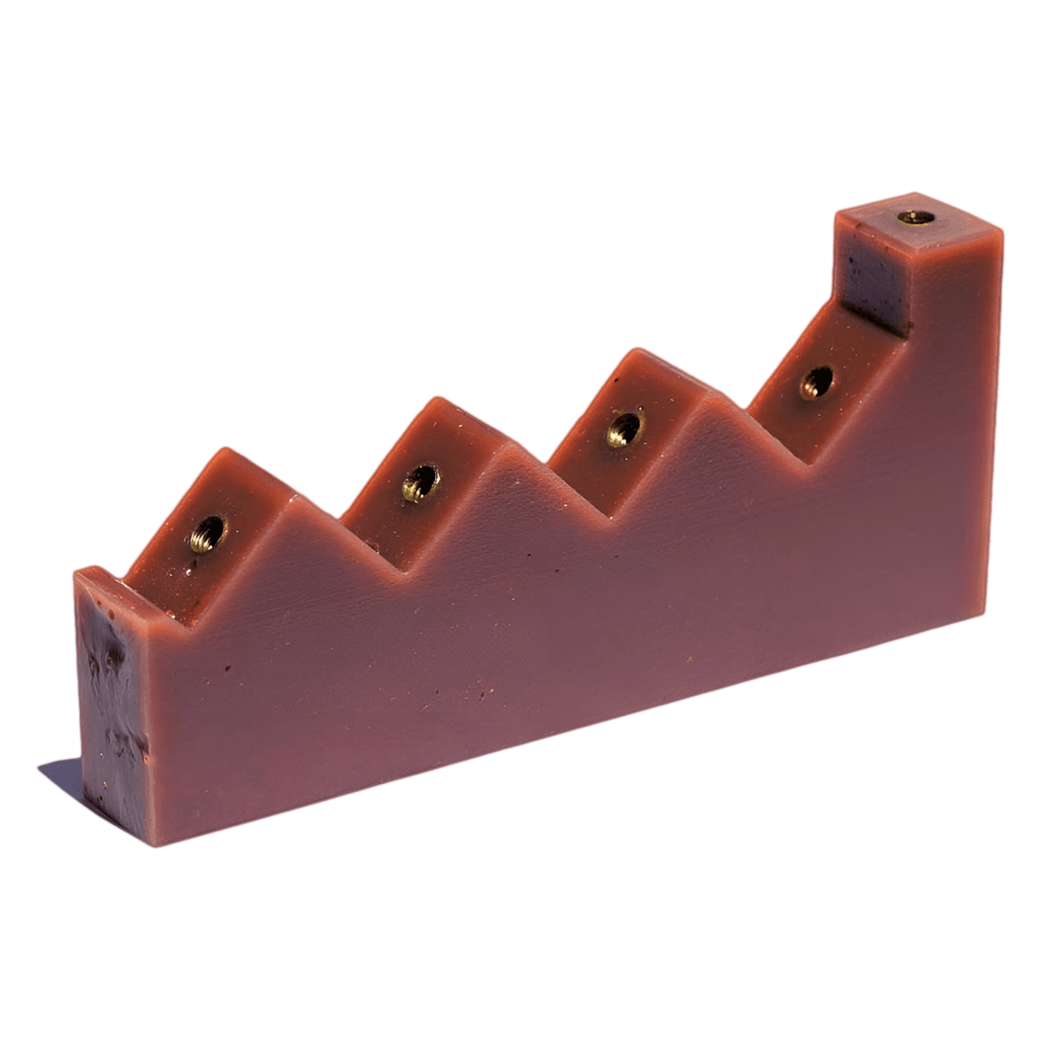 [19600] Aislador Portabarra Tetrapolar Sección Tornillo 1/4 45° Distancia Normal 30x5mm Elent