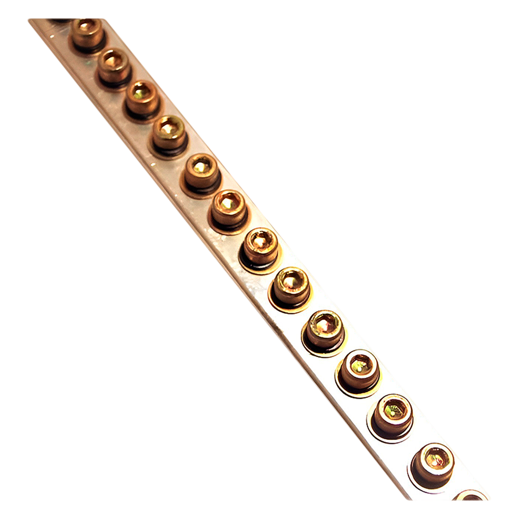 Barra Colectora de Puesta a Tierra 45 Conexiones 125A Elent