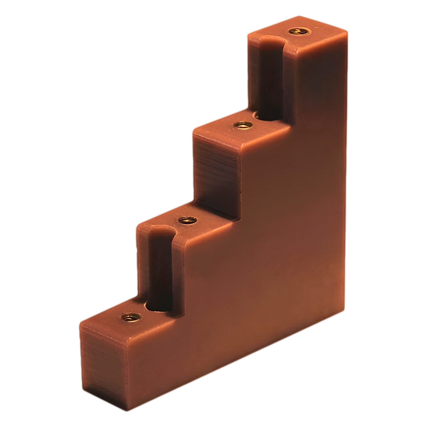 [23341] Aislador Portabarra Tetrapolar Sección Tornillo 1/4 90° Distancia Aumentada 30x5mm Elent