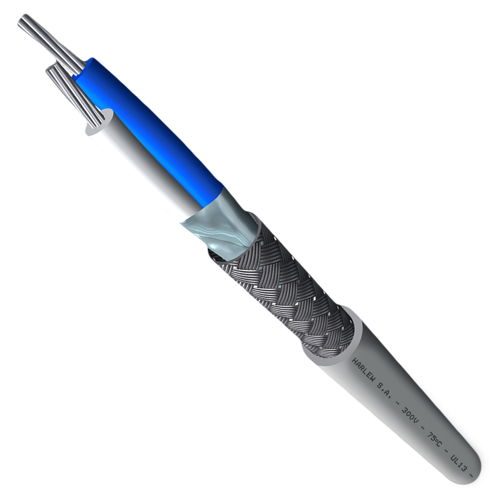 [7189] Cable de Señal RS 485 2 Pares 0,22mm2 PVC Gris Marlew