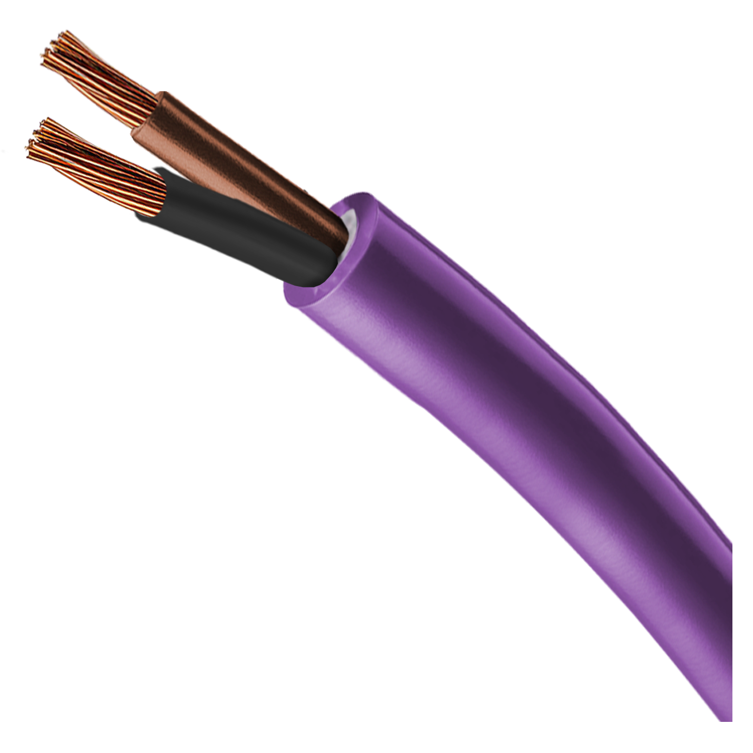 Cable Subterraneo 2x1,5mm2 24,7A PVC Violeta Marlew