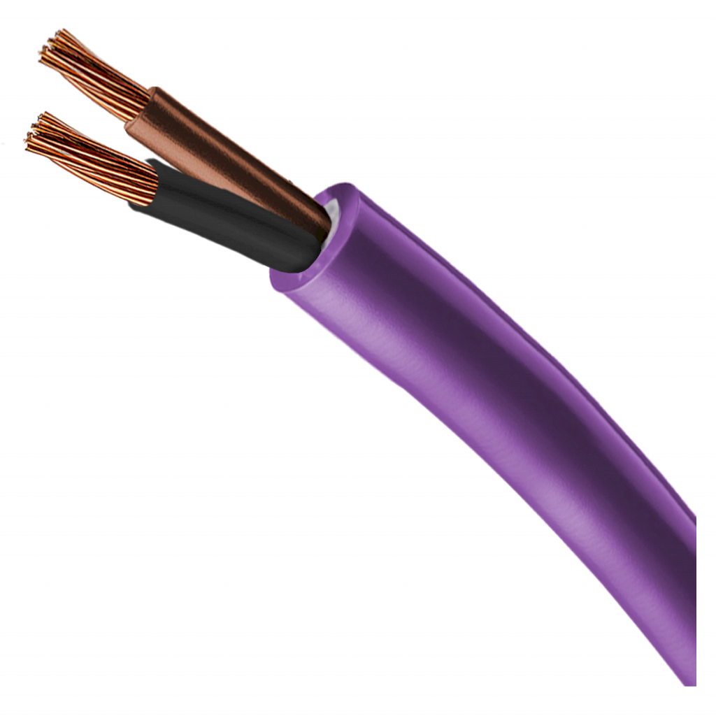 Cable Subterraneo 2x1,5mm2 24,7A PVC Violeta Marlew