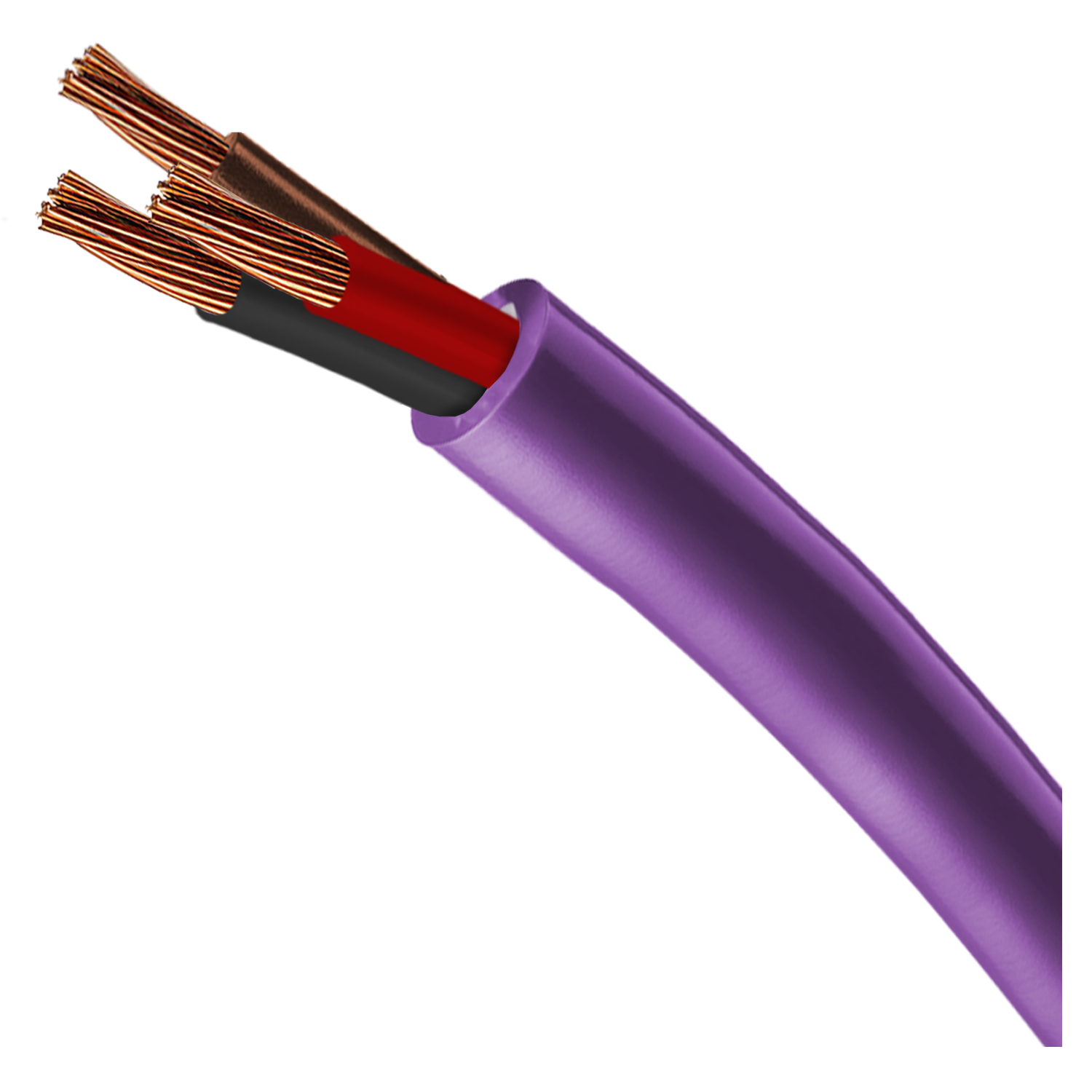 Cable Subterraneo 3x10mm2 49,4A PVC Violeta Marlew