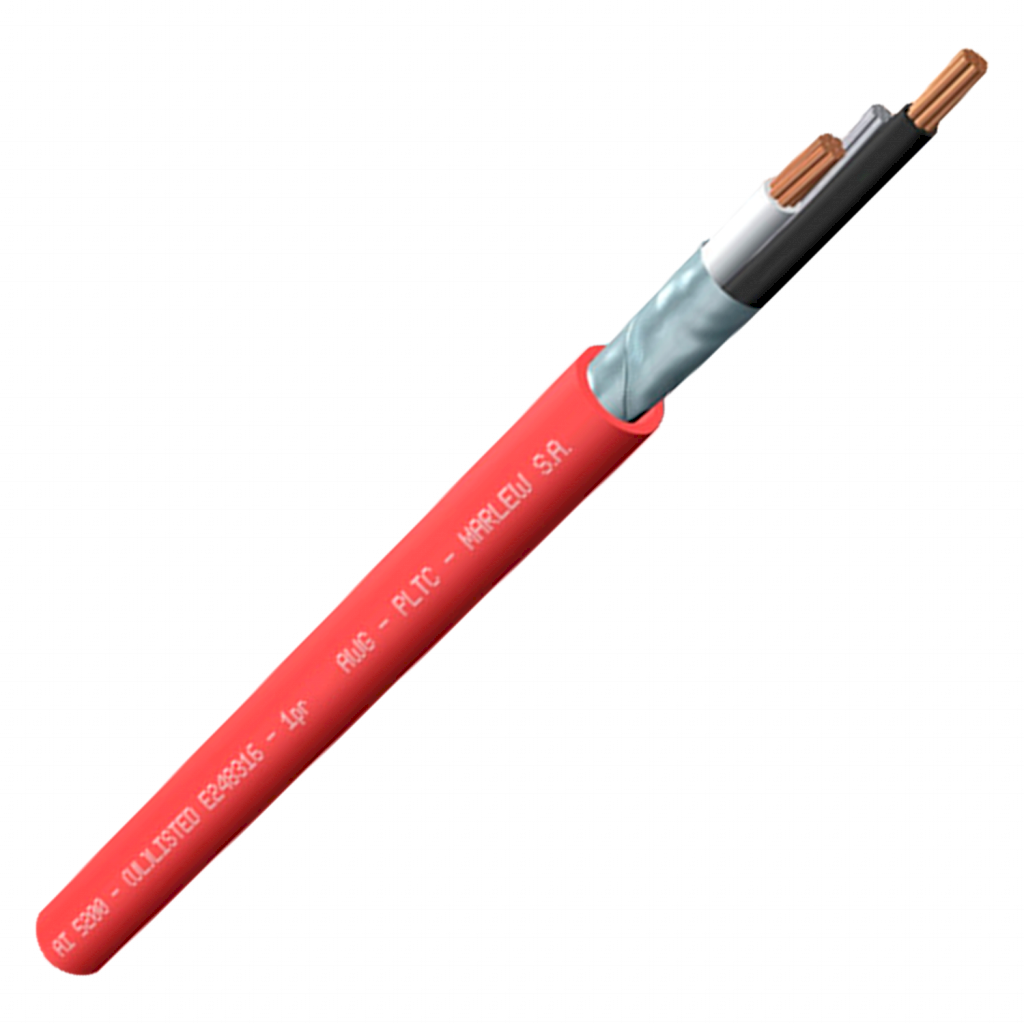 Cable Instrumentación Simple AI Miliar 2x1,31mm2 Blindado P/Alarma-Incendio PVC Marlew