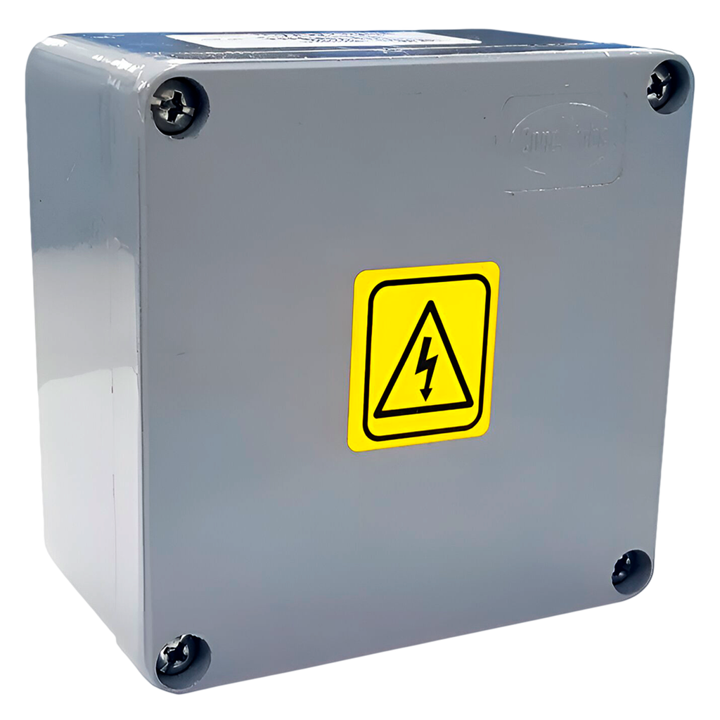 [661] Caja Inyectado Aluminio Estanca 100x100x60mm IP65 Blanca Conextube