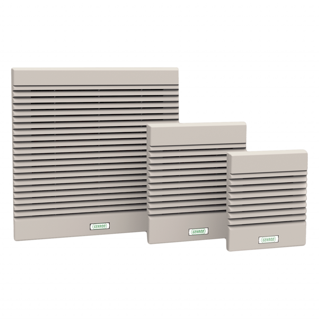 [21764] Rejilla C/Filtro Ext: 248x248mm Cal: 150mm Beige Genrod