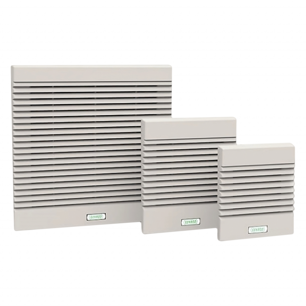 REJILLA CON FILTRO EXT:148x170mm - CAL:120mm GRIS 141202G