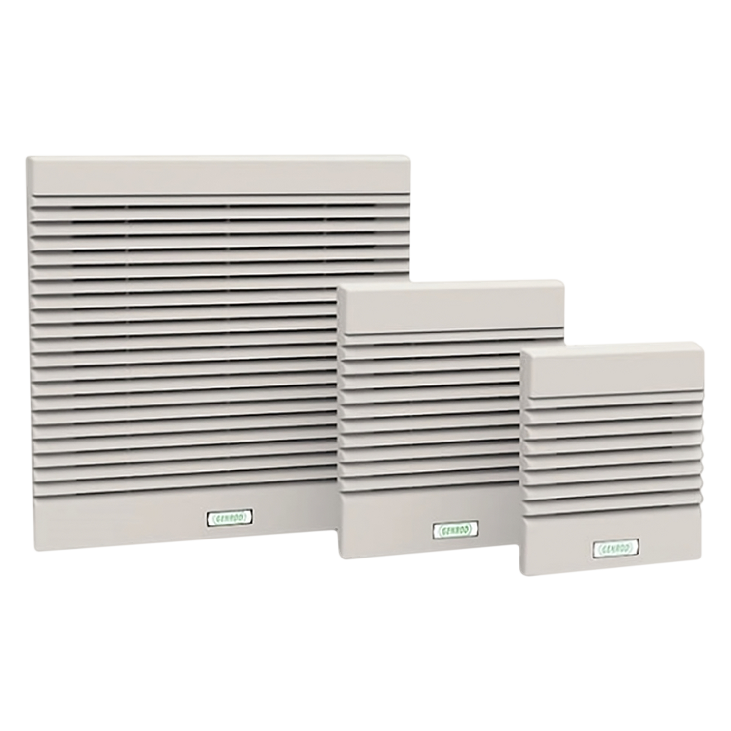 [21766] Rejilla C/Filtro Ext: 148x170mm Cal: 120mm Gris Genrod