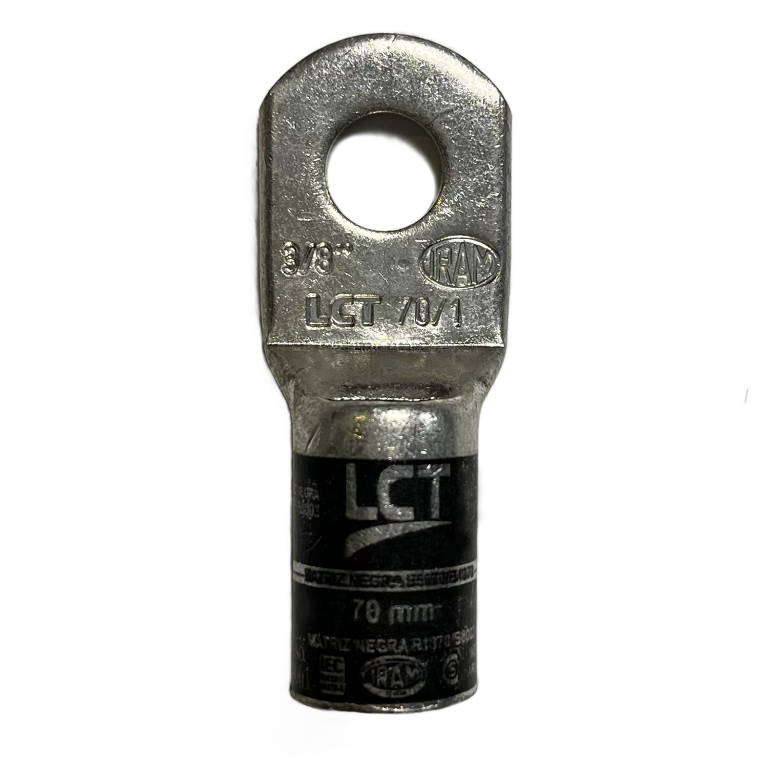 Terminal Ojal Cobre Estañado 70mm2 3/8' Lct