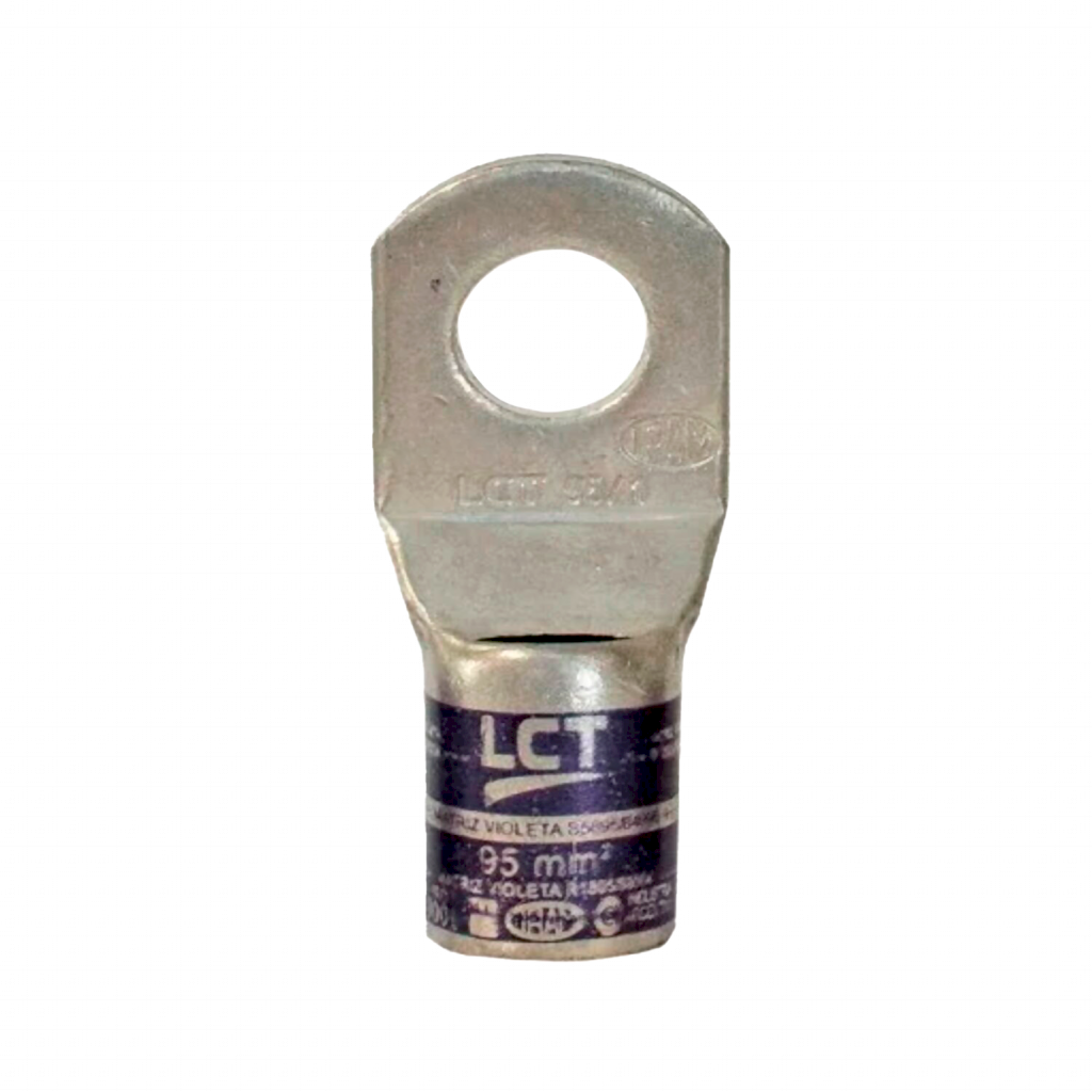 TERMINAL DE COBRE ESTAÑADO 95MM2 OJAL 3/8" SCC 95/0