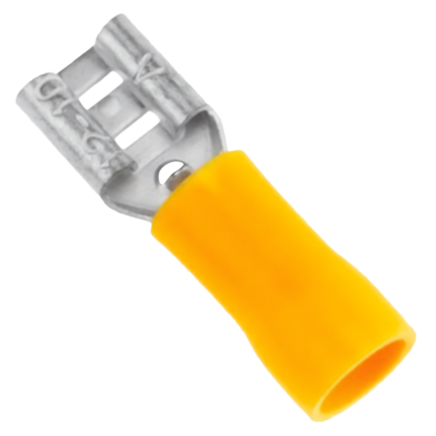 Terminal Pala Hembra C-15 Amarillo Largo 6,3mm Lct