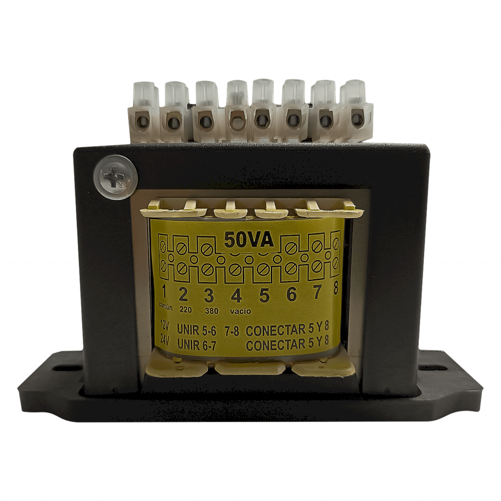 TRAFO REDUCTOR  220/380 12/24V 50VA (PLASTICO) 0050-ST-CO